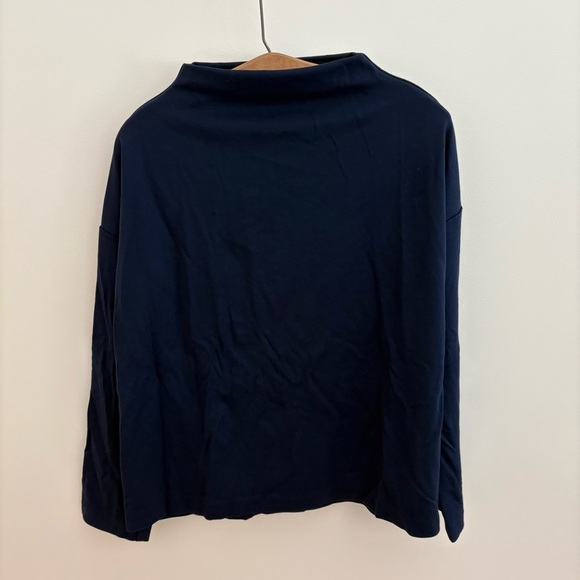 Kal Reiman Rayon Blend Mock Neck Blouse - Picture 1 of 5